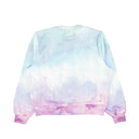 Blue & Purple Watercolor Print Crewneck