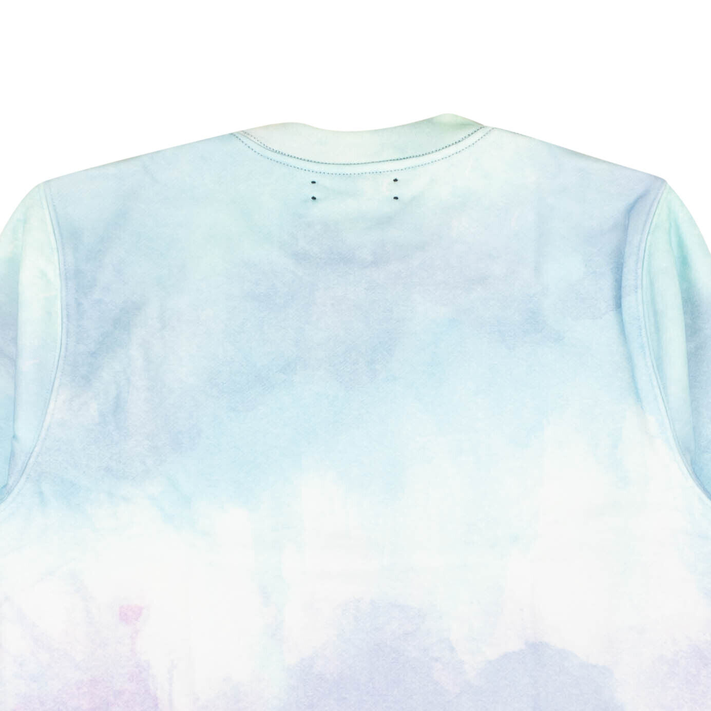 Blue & Purple Watercolor Print Crewneck