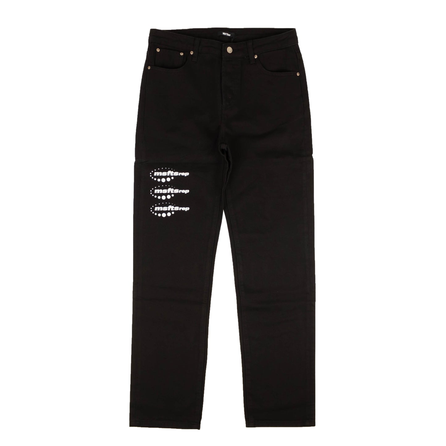 Msfts Rep Stampato Trouser - Black