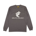 Grey Long Sleeve Logo T-Shirt