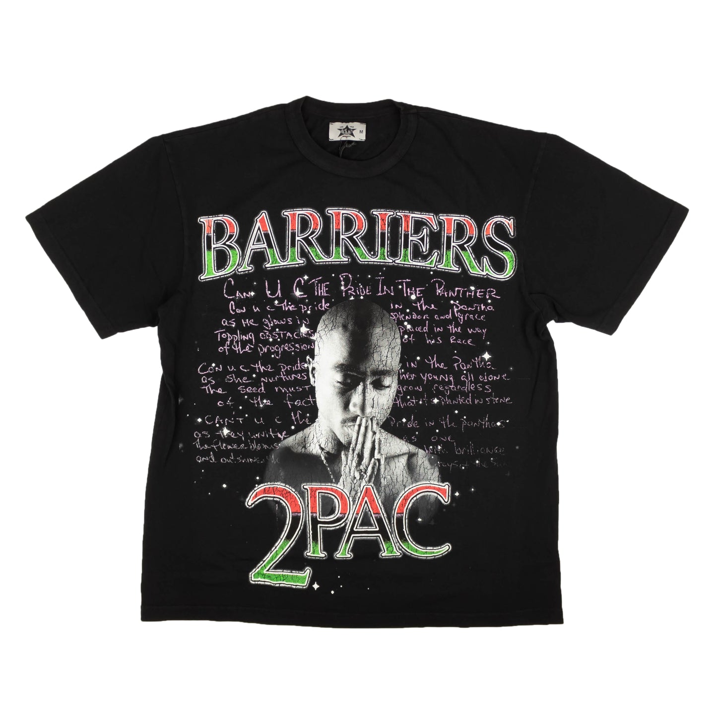 Barriers Worldwide 2Pac T-Shirt - Black