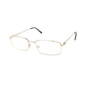 Silver CT0055O-006 Rectangular Full Rim Eyeglasses