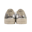 Silver Green Arrow Low Sneakers
