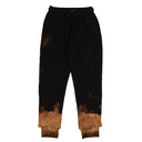 424 On Fairfax Waffle Knit Double Layer Pants - Black/Brown