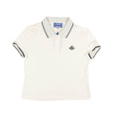 SHRUNKEN SHORT SLEEVE WHITE POLO SHIRT