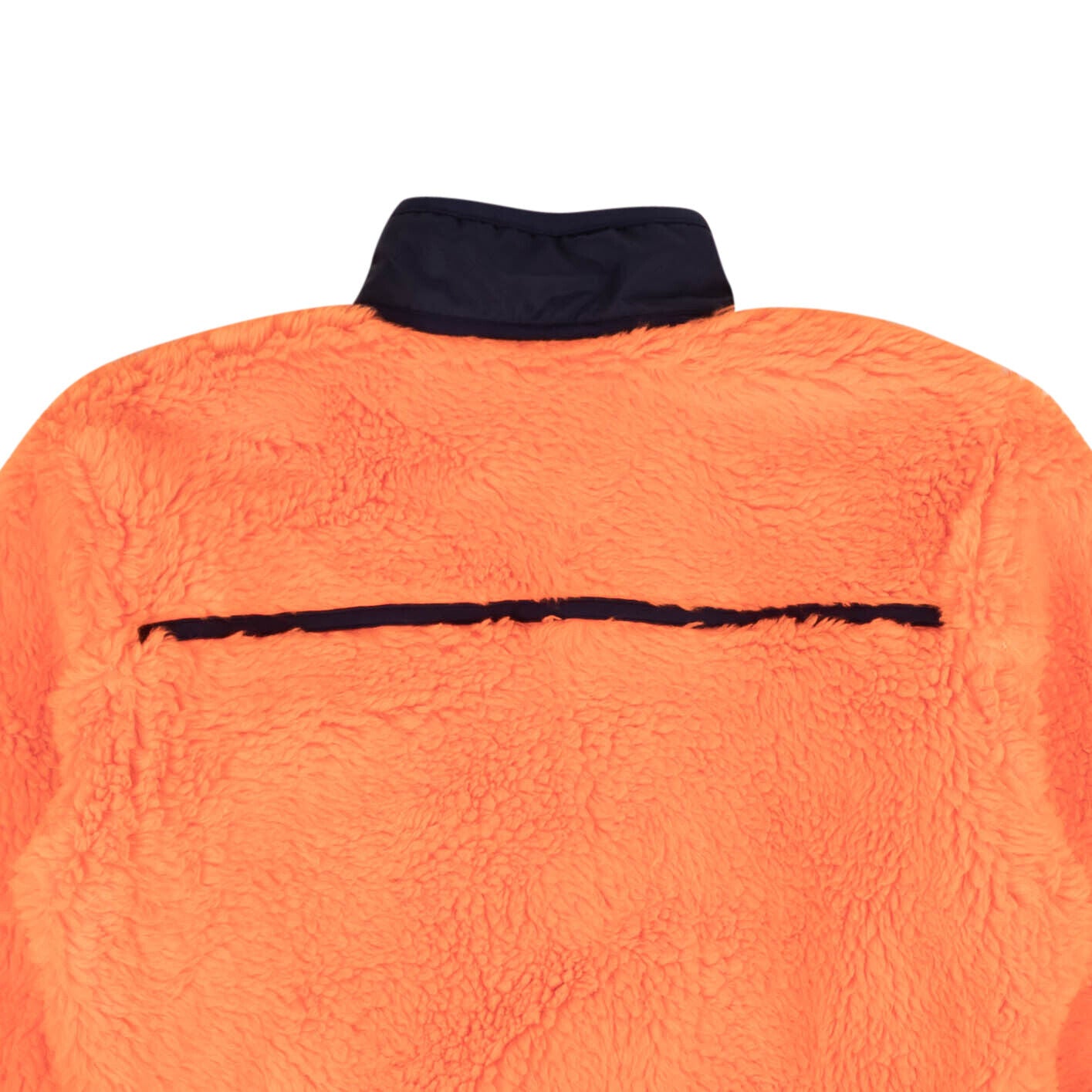 AMBUSH Trim New Fleece Logo Jacket - Orange/Navy