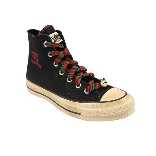 X CONVERSE Black True Power High Top Sneakers