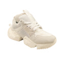 Unravel Project Damaged Chunky Sole Mesh Sneakers - White