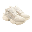 Unravel Project Damaged Chunky Sole Mesh Sneakers - White