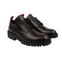 424 On Fairfax Leather Red Tab Derby Shoes - Black