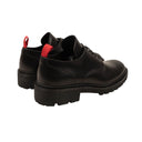 424 On Fairfax Leather Red Tab Derby Shoes - Black