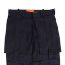 Navy Blue Retroversion Trousers
