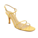 YELLOW PATENT IRENE SANDALS