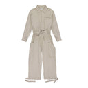 Beige Linen Jumpsuit Beige