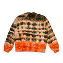 ORANGE TIE DYE CREW SWEATSHIRT