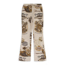 Beige Flared Le Tebal Pant