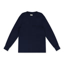 Blue Tonal Logo Long-Sleeve Tee