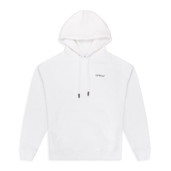 White Logo Hoodie