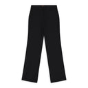 BLACK BOOT CUT WIDE-LEG PANTS