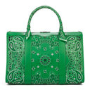 Green Weekender Bandana Bag