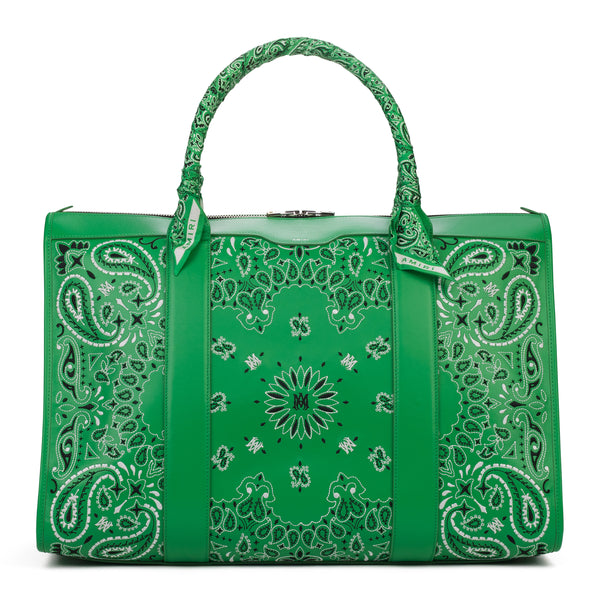 Green Weekender Bandana Bag