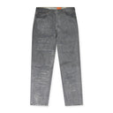 Gray Destroyed Denim Jeans Dark Gull