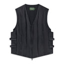Black Oakland Leather Vest