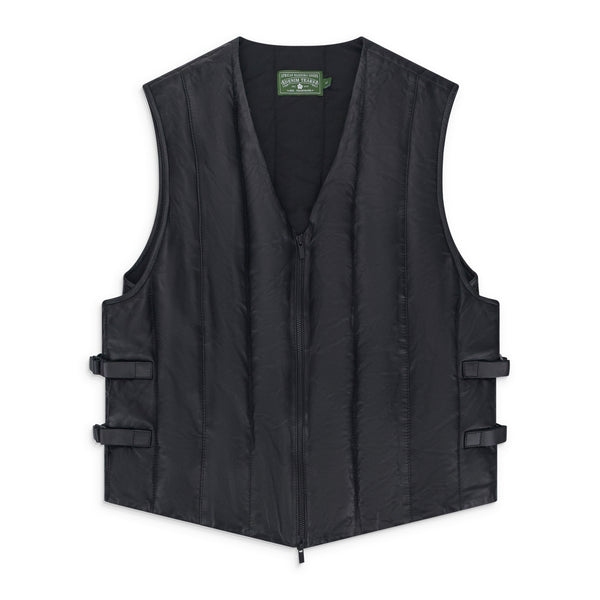Black Oakland Leather Vest