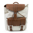 Cream Canvas Rucksack Backpack