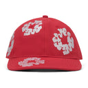 Red Cotton Wreath Fitted Cap