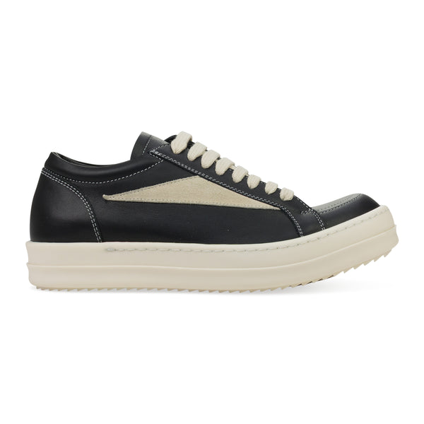 Black Leather Vintage Sneakers