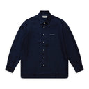 Midnight Blue Guardia Pinstripe Long-Sleeve Shirt
