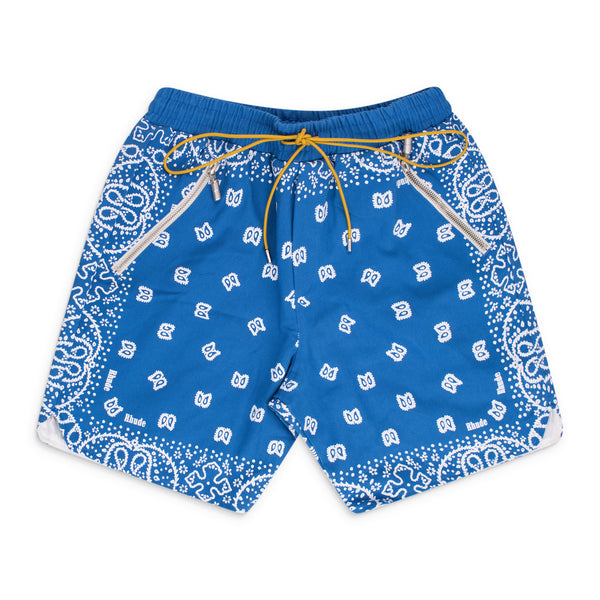 Blue Rhude Bandana Shorts