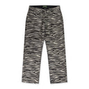 Multicolor Cowhide Zebra Print Pants