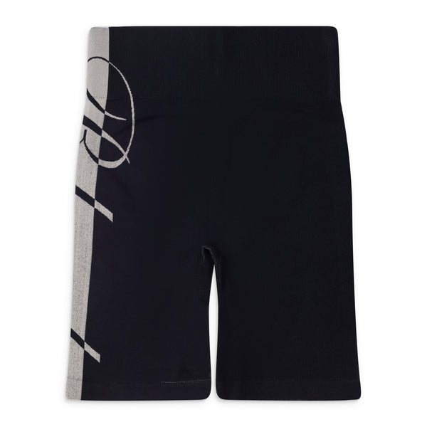 BLACK CORE TECHKNIT BIKER SHORTS