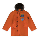Orange WHT Lion Parka Jacket