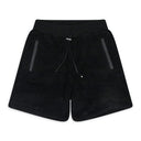 Black Polar Fleece Shorts