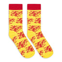 Yellow/Red Candy Socks