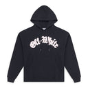 Black Goth Logo Hoodie