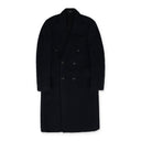 Navy Single-Breasted Coat