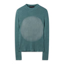 Aqua Circle Fadeout Sweater