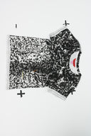 BLACK PRINTED LAPPED BABY T-SHIRT