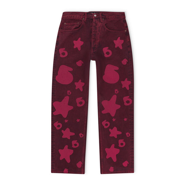 Red Beluga Denim Jeans