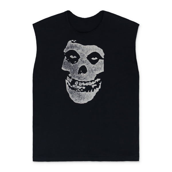 Black 80's Misfits Cut Off Shirt