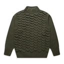 Green Bird Feather Sweater