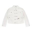 White Snap Boxy Jacket