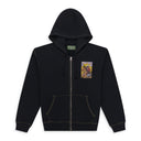 Black Coin Horse Zip Hoodie