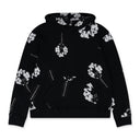 Black Hardies Fist Rhinestone Cotton Wreath Hoodie