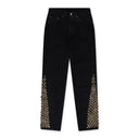 Black Doc Marten Studded 501 Jeans