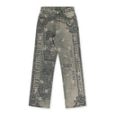 Blue Dollar Printed Denim Jeans